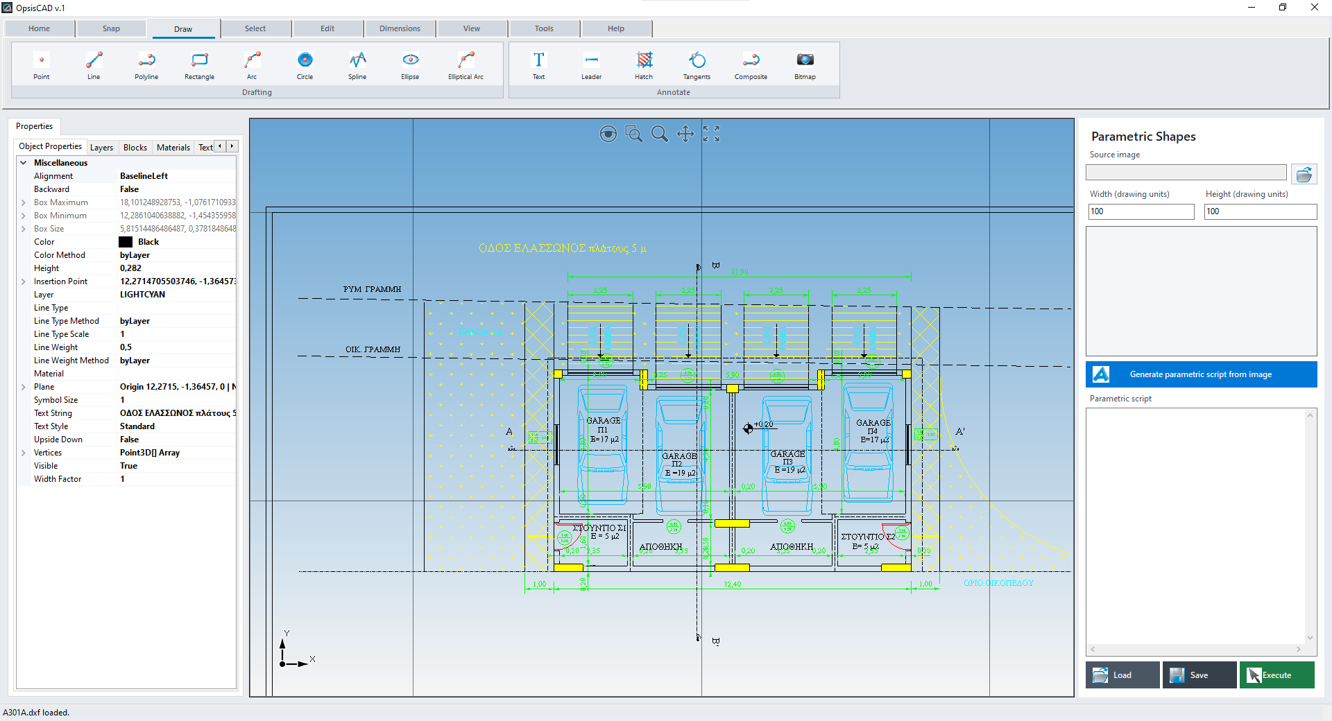 OpsisCAD screenshot